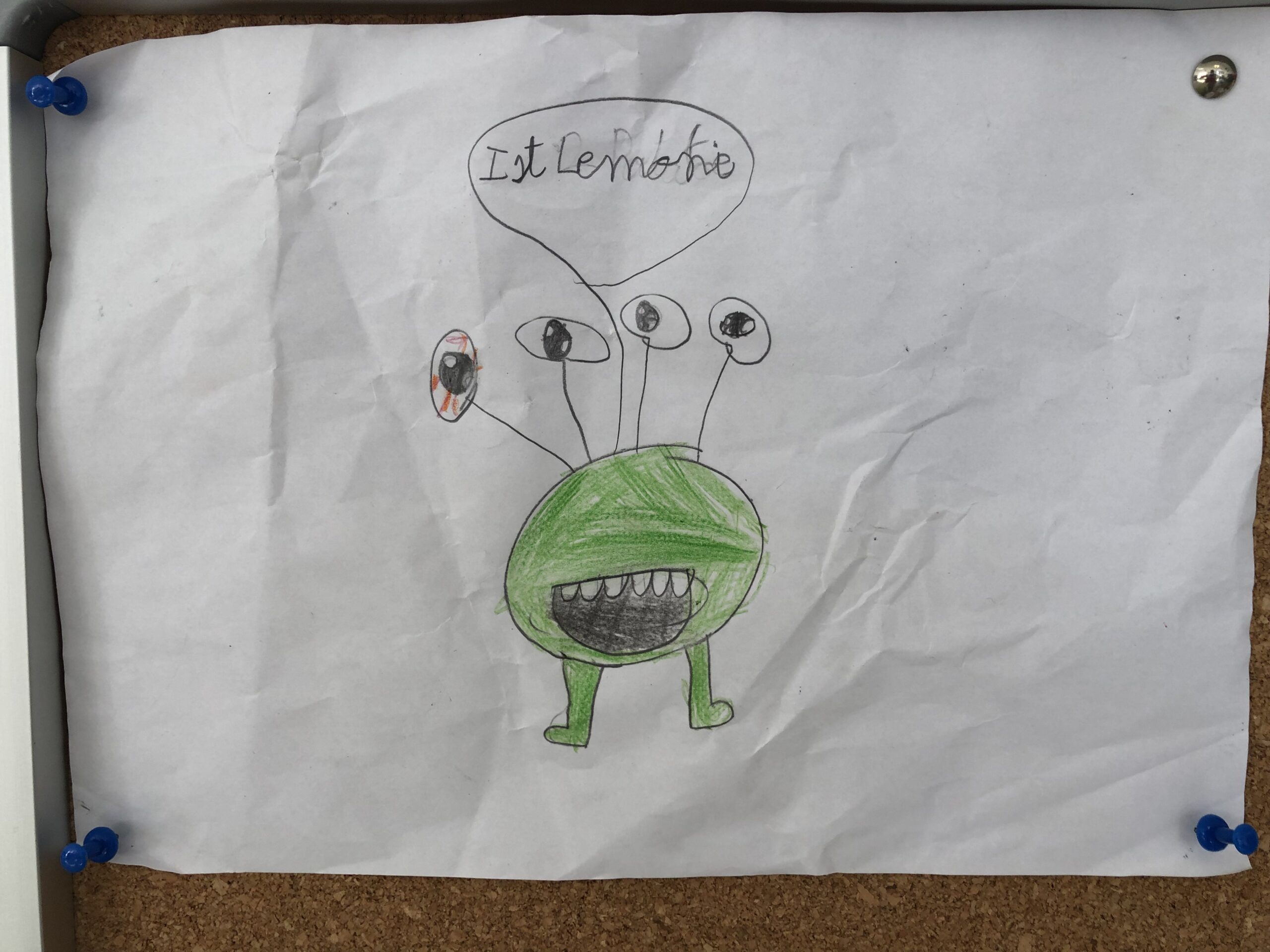 1st/2nd Level: Monster Drawing Game